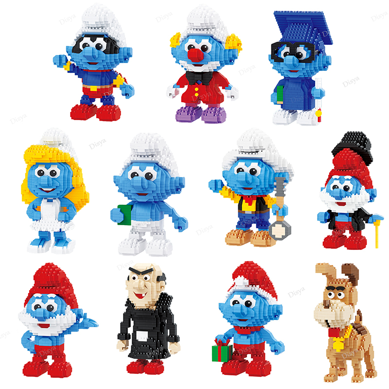 Science Olympiad - NEW Balody Cartoon Anime Smurfs Mini