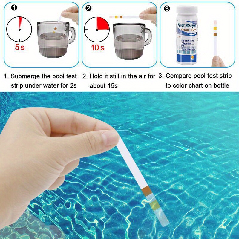 Chlorine PH Test Strips SPA Sw - Water Testing Kit 리뷰 및 가격