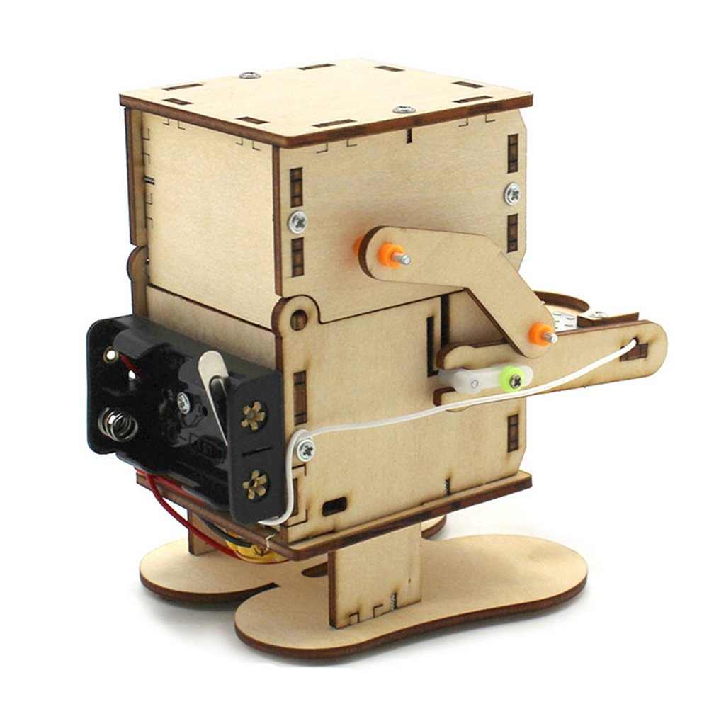 Wooden Assemble DIY Robot Eati - Science Diy Model 리뷰 및 가격
