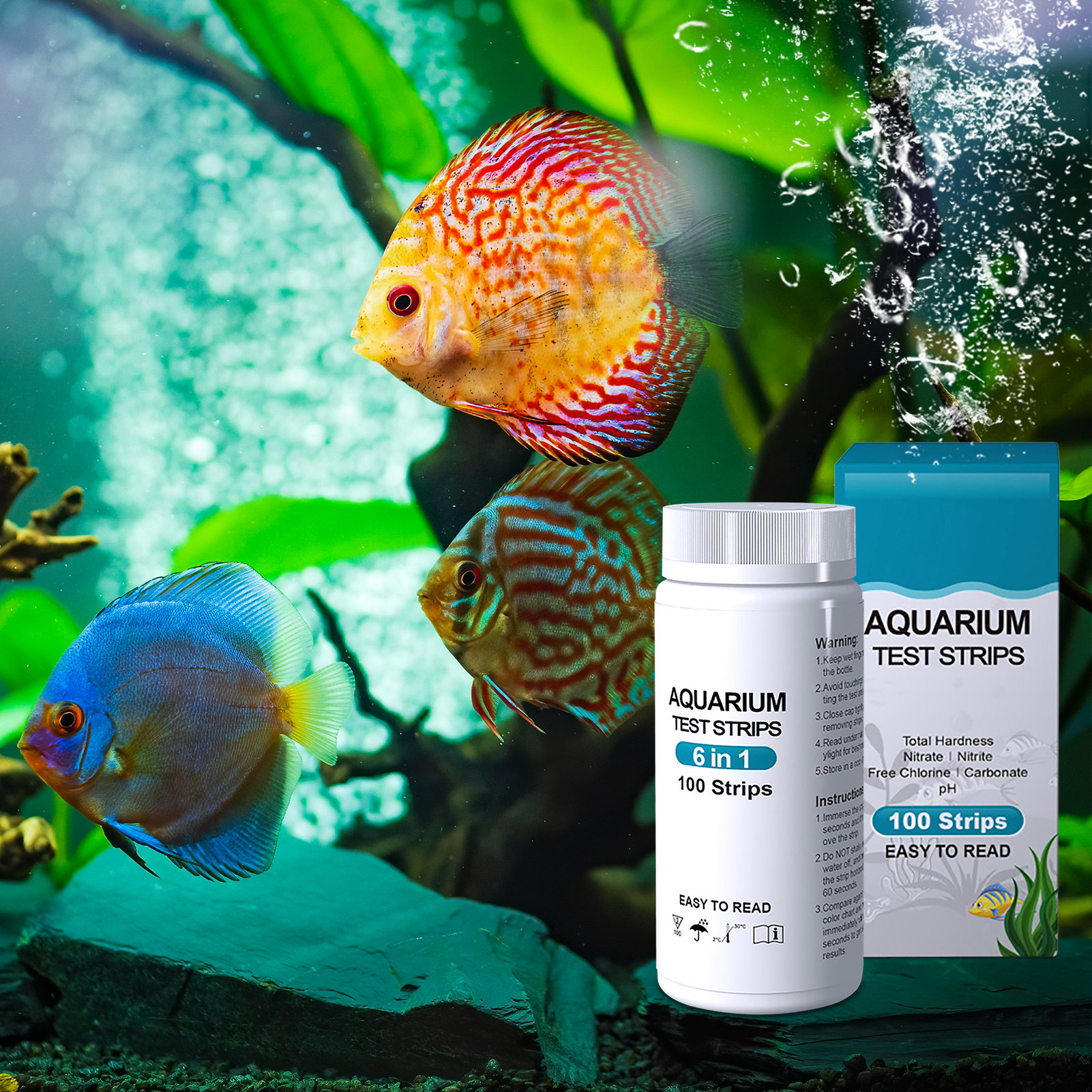 100pcs 6-in-1 Water Quality Te - Water Testing Kit 리뷰 및 가격