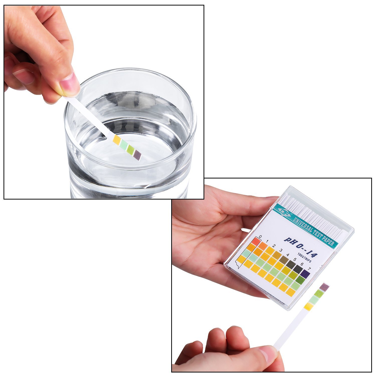 100 Strips 0-14 PH Alkaline Ac - Water Testing Kit 리뷰 및 가격