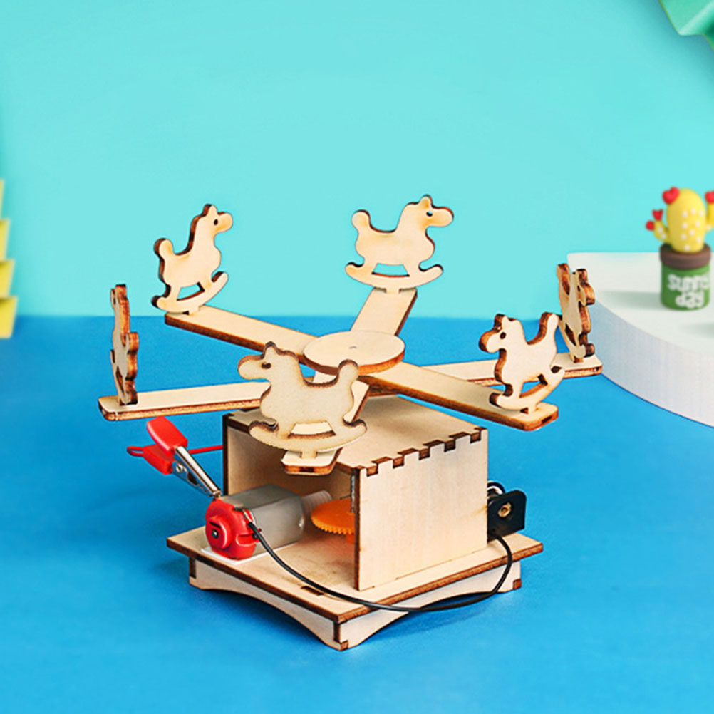DIY Wooden Merry-Go-Round Asse - Science Diy Model 리뷰 및 가격