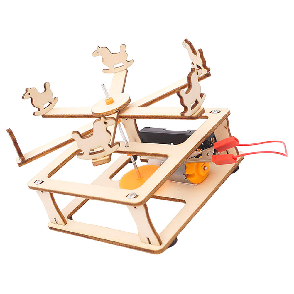 DIY Wooden Merry-Go-Round Asse - Science Diy Model 리뷰 및 가격