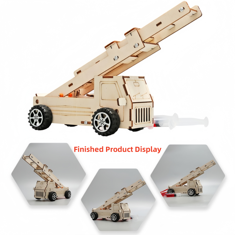 DIY Wood Ladder Fire Truck Mod - Science Diy Model 리뷰 및 가격