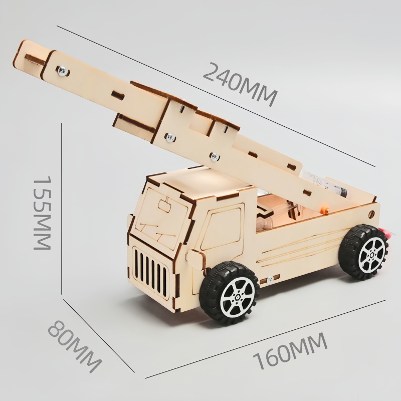 DIY Wood Ladder Fire Truck Mod - Science Diy Model 리뷰 및 가격